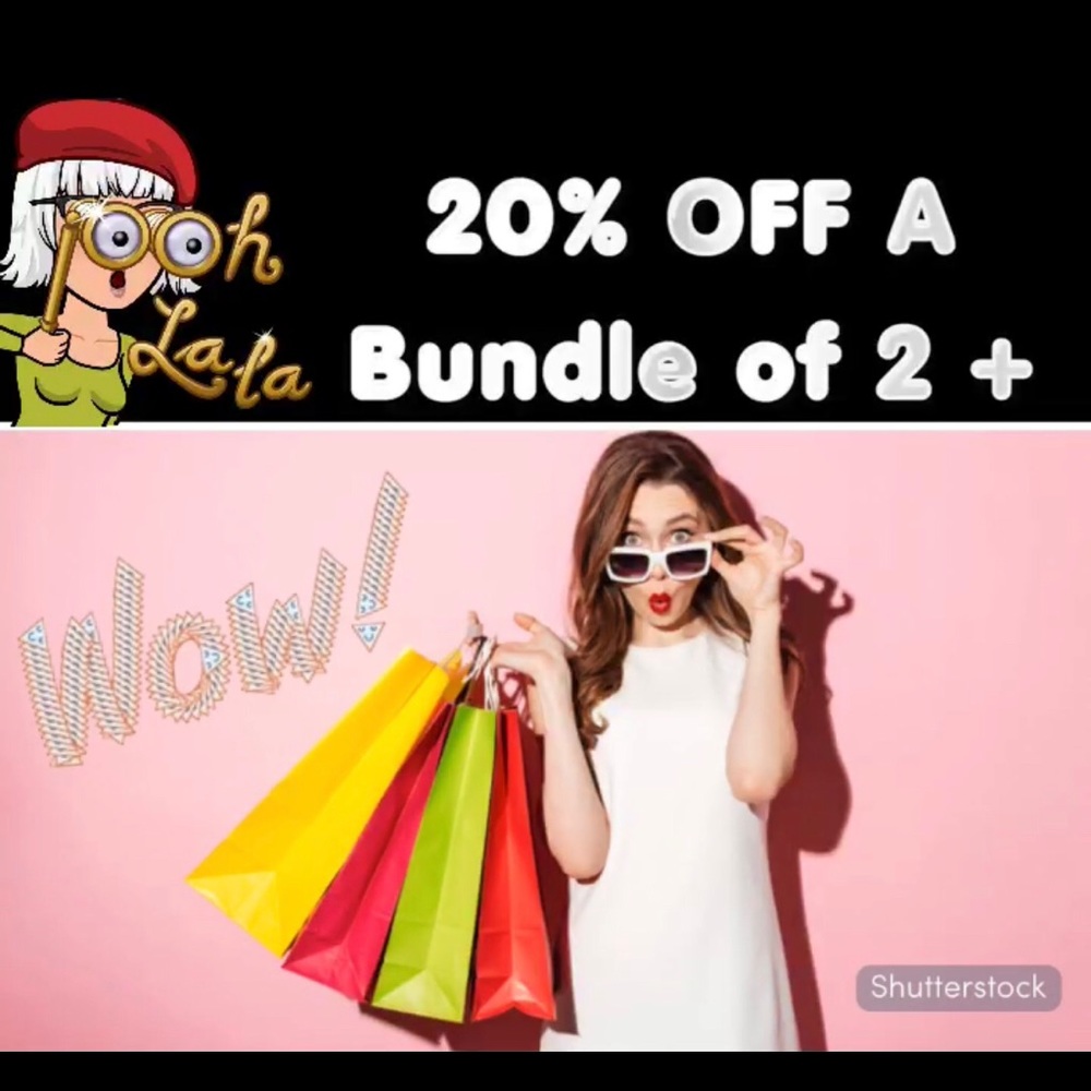 Bundle 2+ and Receive 20% OFF ❣️